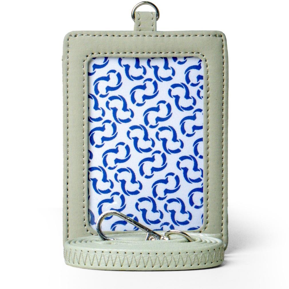 

LINDU Wallts Aiken Pistachio Crinkle - Lanyard Name Tag Id Card