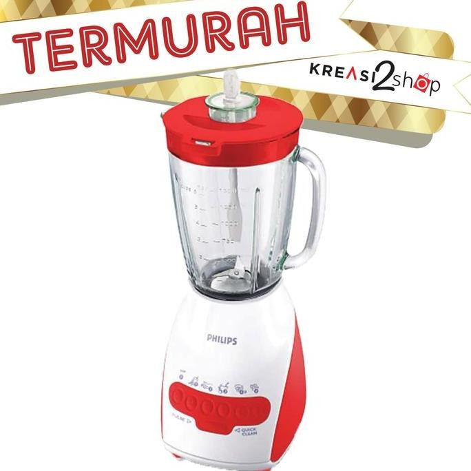 Tersedia Philips HR 2116 HR2116 Blender Tango kaca - Merah Red