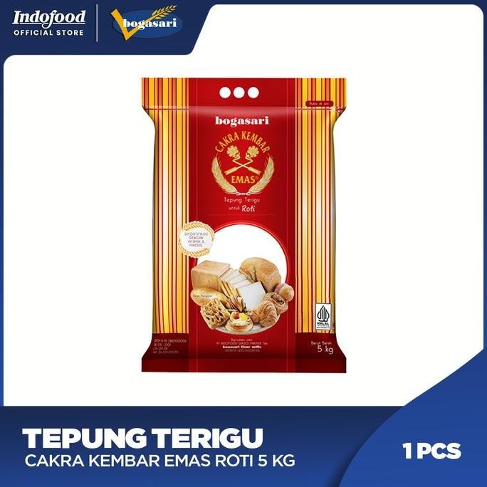 

Terlaris Terigu Cakra Kembar Emas Roti 5 Kg