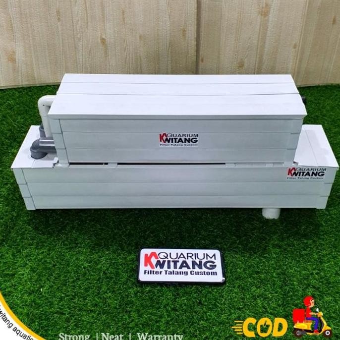 Filter Talang 2 Susun 60Cm / Filter Talang Aquarium 2 Tingkat + Tutup