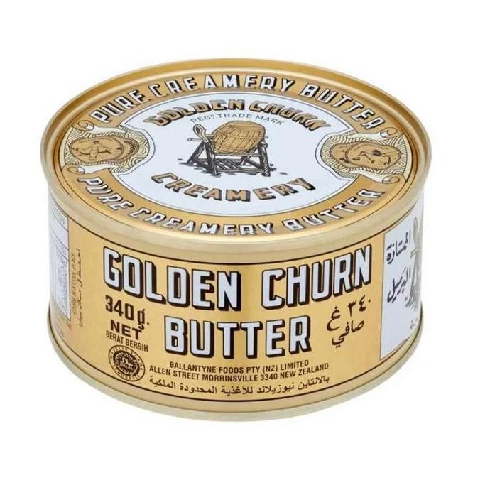 

[Ready/Spesial] Butter Golden Churn Tinned 340 Gr/ Mentega Golden Churn [Terlaris&Recommended]