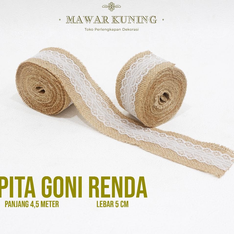 

5 Cm Pita Goni Renda Pita Buet