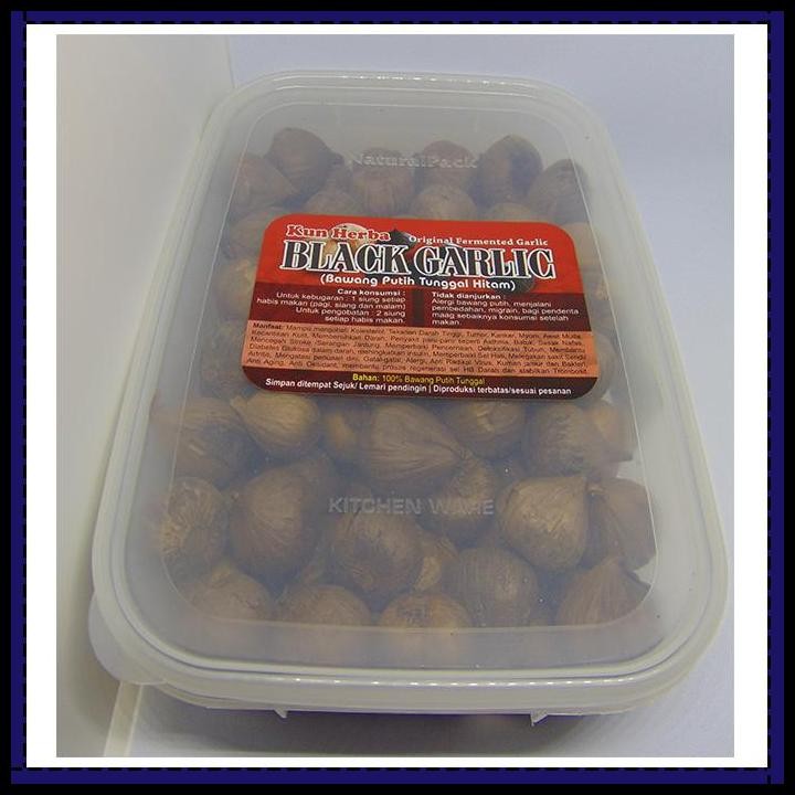 

Terlaris Black Garlic Tunggal 500 Gram - Bawang Putih Hitam Tunggal/Lanang Good Quality