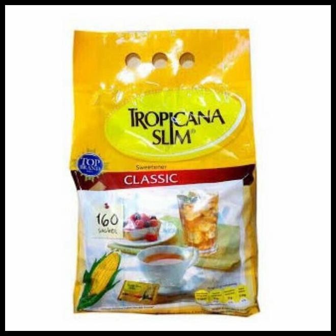 

Terlaris Gula Rendah Kalori Tropicana Slim Classic Isi 160 Sachet Good Quality