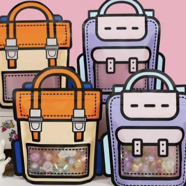 

Bs Plastik Sna Hadiah Ziplo Thday Paaging Goodie Bag Isi 10Pcs