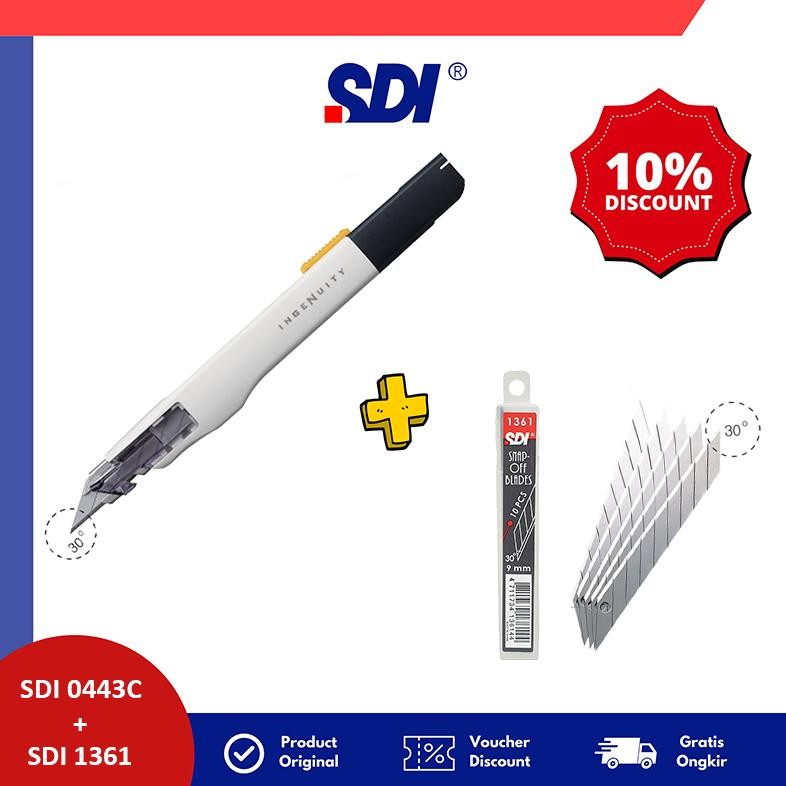

LINDU PAKET BUNDLING SDI 0443C Ingenuity Cutter + SDI 1361 30 Degree Cutter Blade