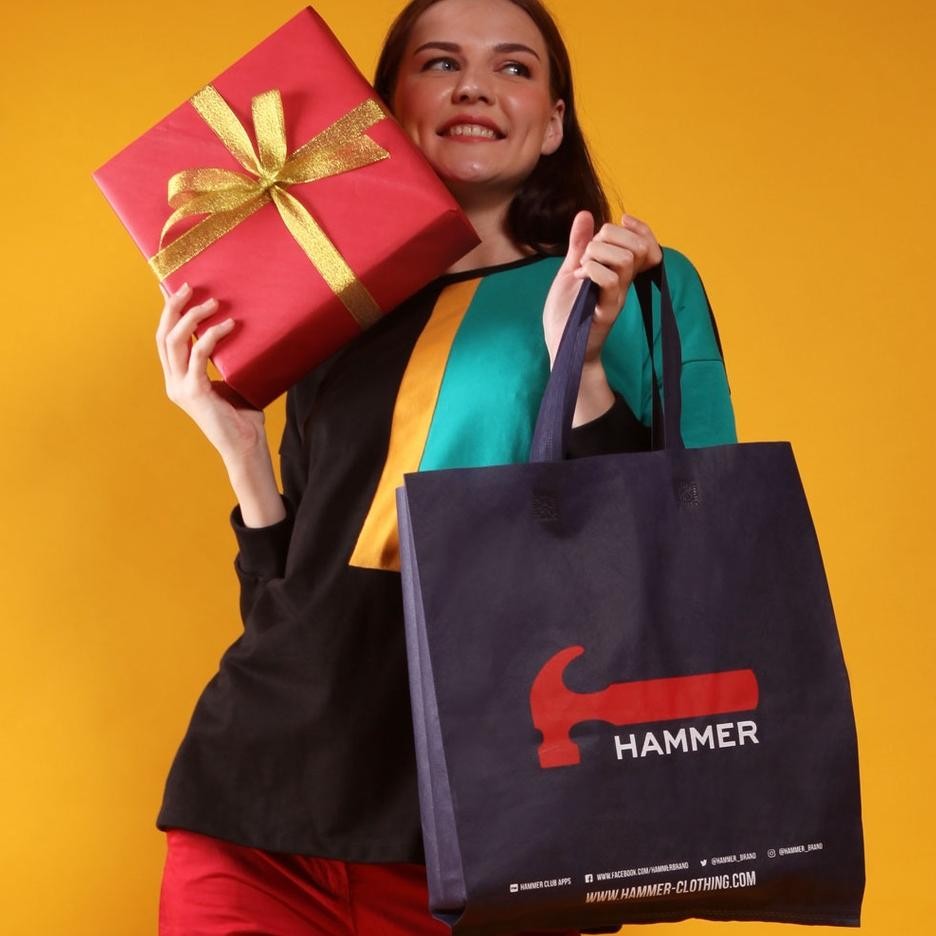 

Hammer Goodie Bag Spunbond Tas Navy