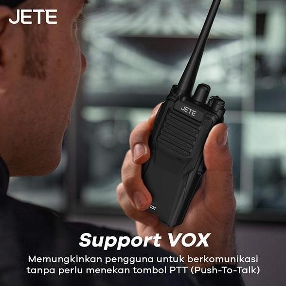 JETE HT H101 HANDY TALKY 16 CHANNEL JARAK 5KM - GARANSI 2TH