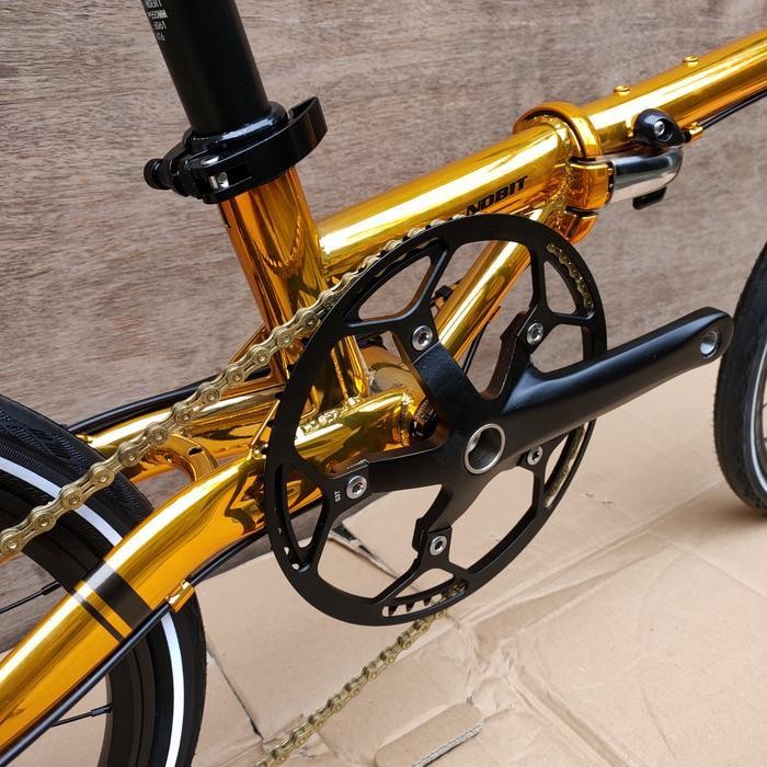 Khusus Gojek/Grab)Sepeda Lipat Racello Nobit 16Inch Rem Hydraulic Original Dan Terpercaya