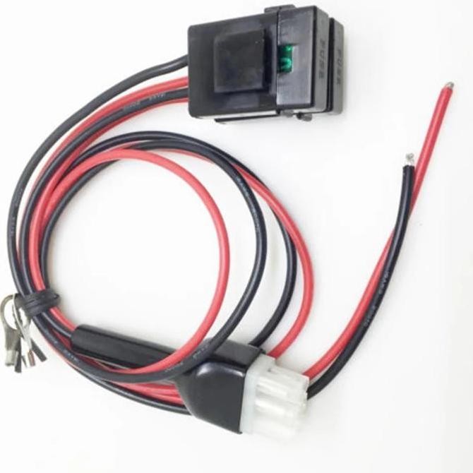 DC CORD 6-PIN POWER KABEL 30AMP UNTUK ALINCO ICOM OPC-025D KENWOOD PG-2Z RADIO TS-50S TS-60S TS-140 