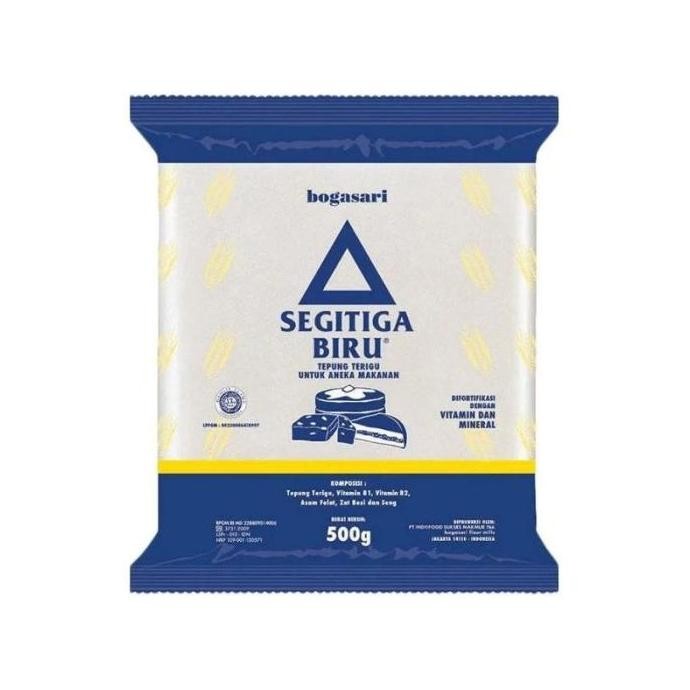 

Terlaris Tepung Terigu Segitiga Biru 500 Gram/Isi 20Pcs