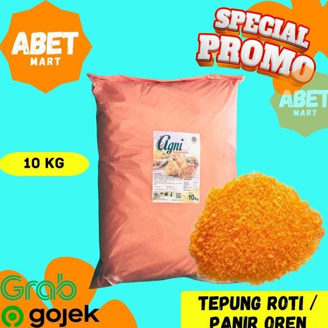 

Promo Tepung Roti Orange Only Karung 10Kg - Kemasan 10 Kg Oren Panir Risoles Bread Crumbs