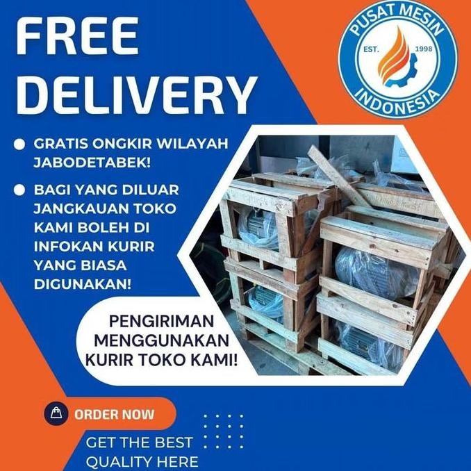 Dinamo Elektro Motor Yuema Yal 4P 5,5Kw 7,5Hp 1 Phase Single Phase 220/240V B3/ Dinamo Electric Moto