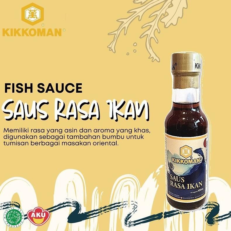 

Li34 Fb-4 Ve29 Kikkoman Kecap Ikan Fish Sauce Halal 150Ml Kc Viral Terlaris