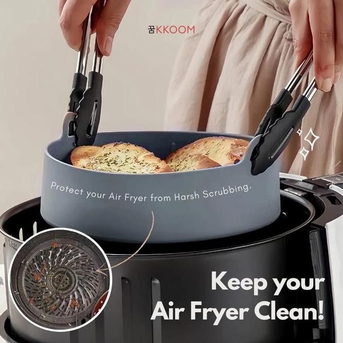 Murah Air Fryer Silicone Pot/Wadah Silikon Air Fryer/Air Fryer Basket