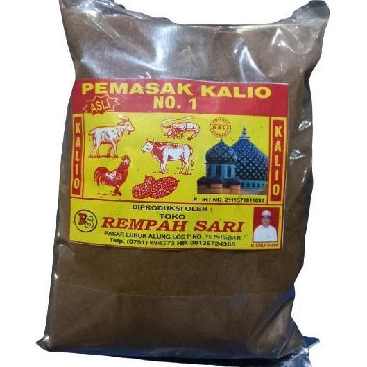 

Best seller Bumbu Kalio Gulai Daging Rempah Sari Asli Lubuk Alung Pariaman 1kg L88