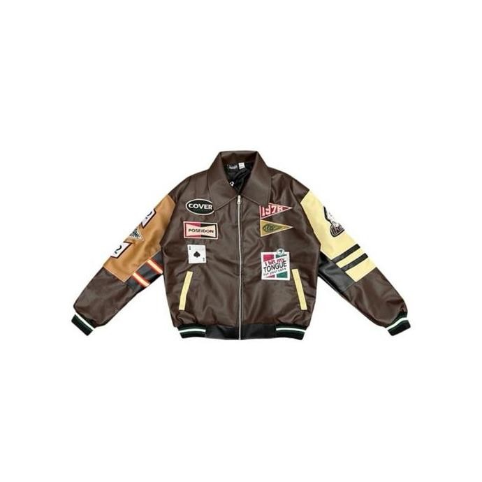 Sale Varsity Jacket Leather | Hurricane | Poseidon Reprisal