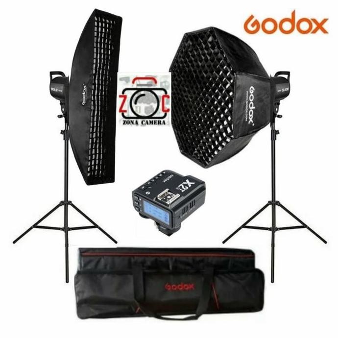 Paket Godox Sk400Iiv Lampu Studio Pro Led Flash Sk400Ii V Sk 400V 400