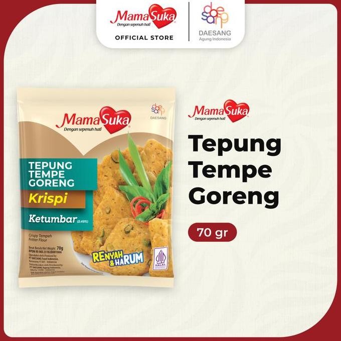 

Grosir Mamasuka - Tepung Tempe Goreng 70 Gr (Sample Tidak Dijual Satuan)