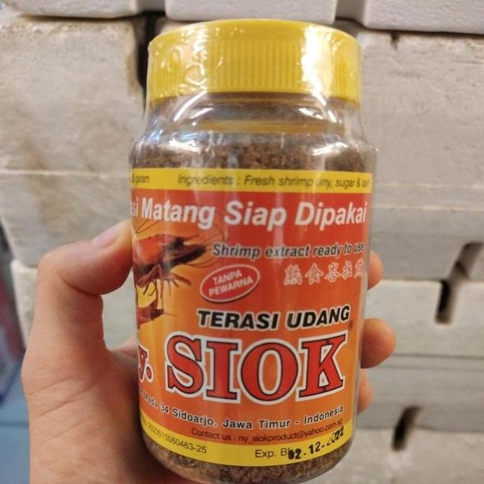 

TERASI UDANG NY SIOK 150GR (MATANG) trasi udang ny siok asli sidoarjo H85