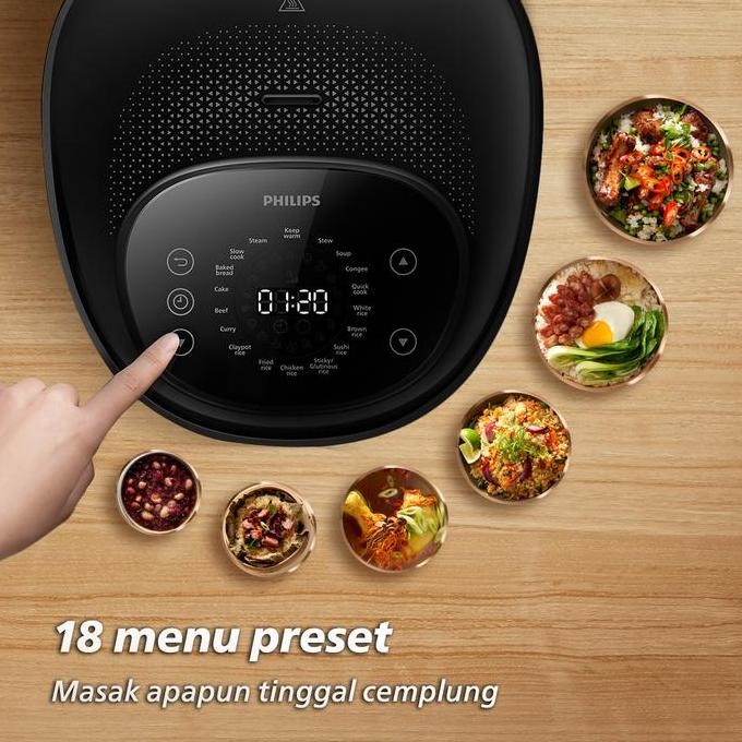 Sale Philips Digital Rice Cooker 5000 Series Hd4539/30 - Induction Heating, Penanak Nasi, Mejikom, R