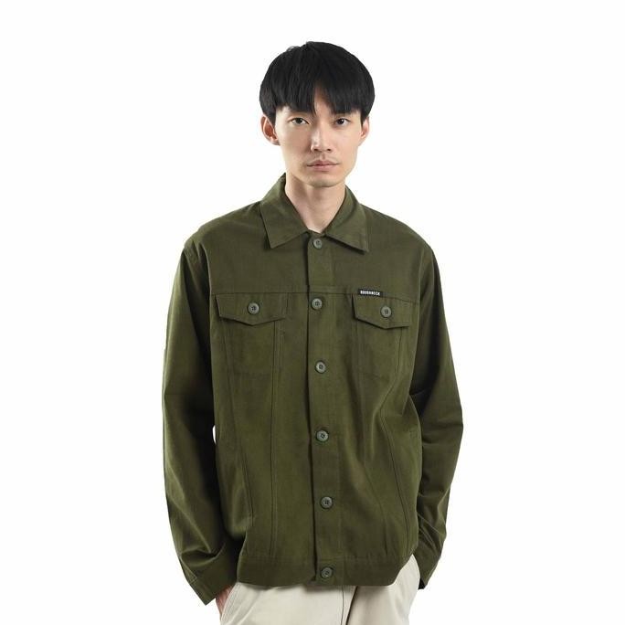 Sale Roughneck Tj016 Forest Green Giorgio Trucker Jacket