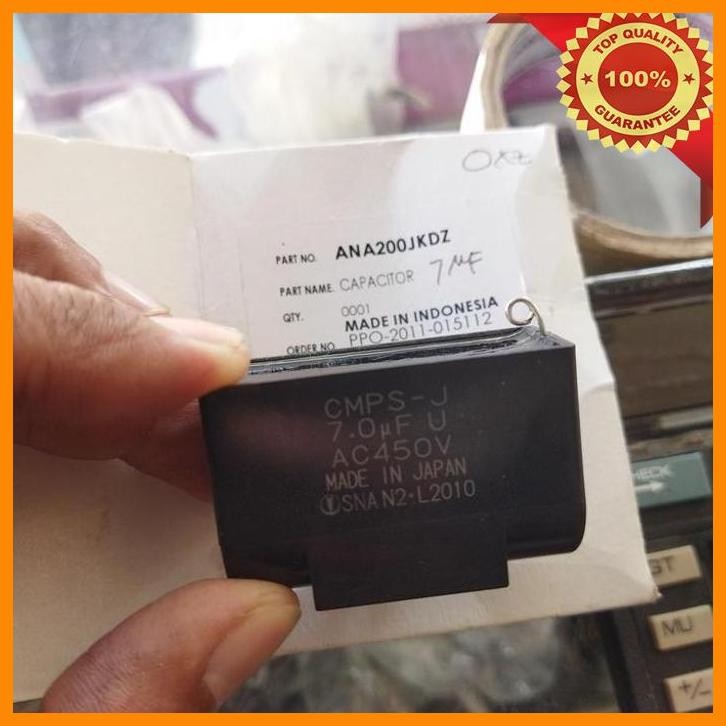 [ABU] CAPASITOR KAPASITOR 7UF POMPA AIR GP 200 PANASONIC ASLI