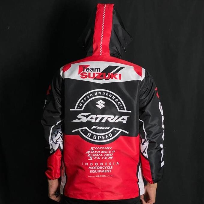 Spesial Jaket Suzuki Satria Fu F150 Red Black