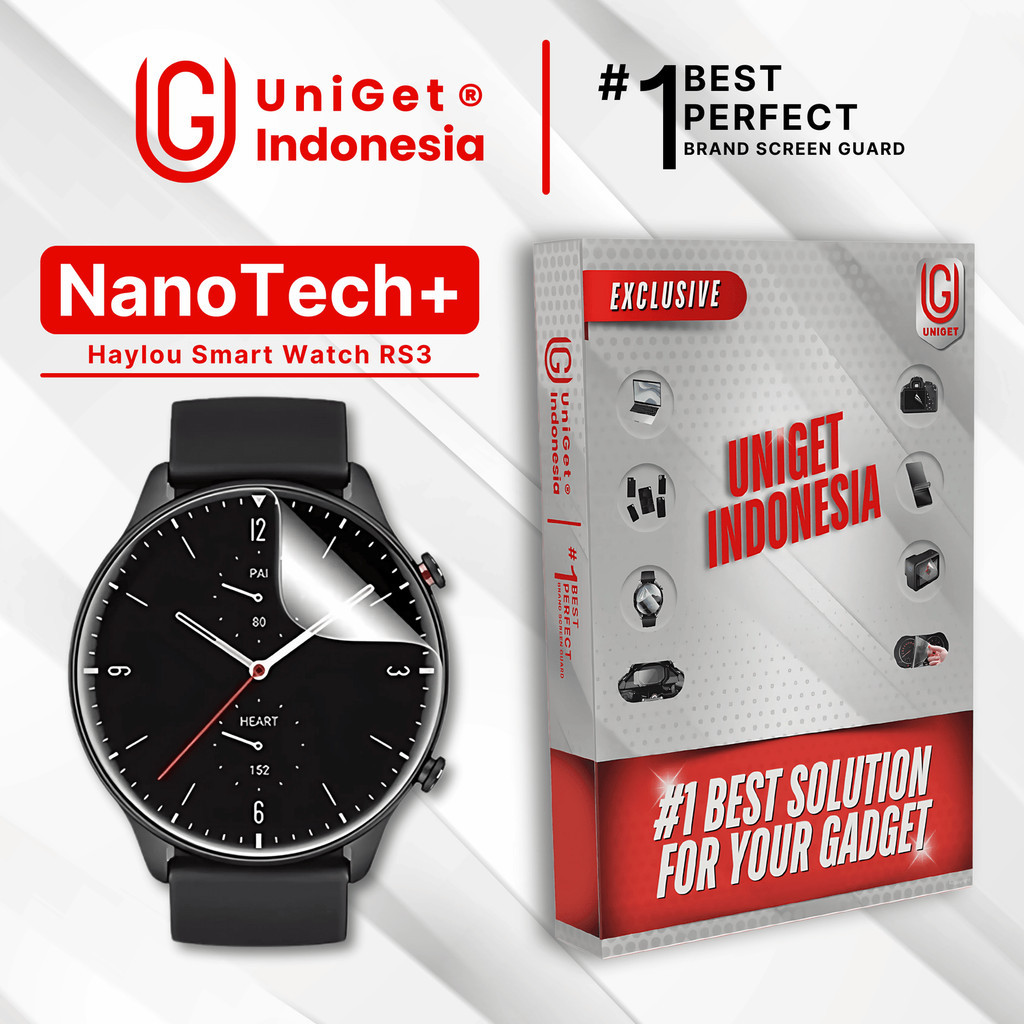 UniGet EPU BIO GENESIS Hydrogel for Haylou Smartwatch RS3 / Screen Guard (Nanotech+ 100% Recycle) Pr