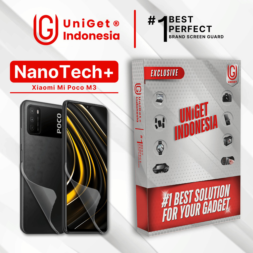 UniGet EPU BIO GENESIS Hydrogel for Xiaomi POCO M3 / Screen Guard (Nanotech+ 100% Recycle) Premium H