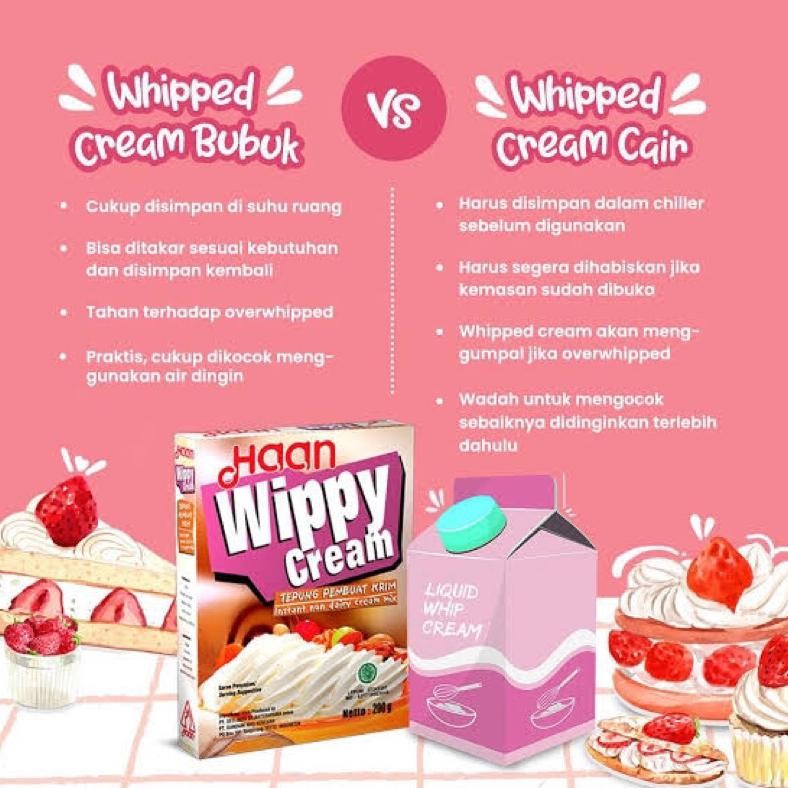 

HAAN WIPPY CREAM 200gr (POUCH) - Whipped Krim Instant