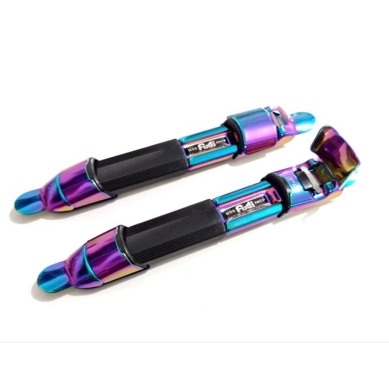 TERLARIS Reel seat tegek costom rainbow  fudi NS6 ( Bukan fuji) Siap kirim