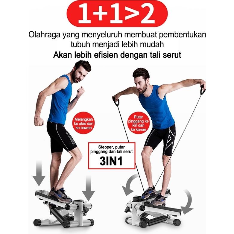 Ready Stepper Mini Peralatan Olahraga Fitnes / Mesin Berjalan Stepper Udara / Peralatan Fitnes Penur