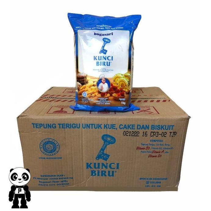 

Terlaris Kunci Biru Premium Tepung Terigu 1 Dus Isi 12 Bungkus X 1Kg