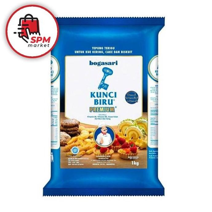 

Terlaris Terigu Bogasari Kunci Biru 1 Kg