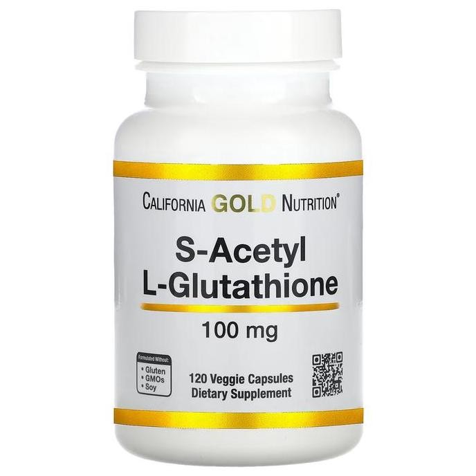 California Gold S-Acetyl L-Glutathione 100 Mg 120 Capsules