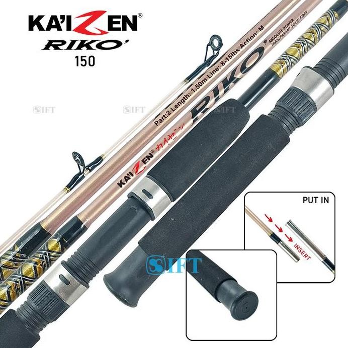 

Terlaris Joran Kaizen Riko Solid Fiber | 150 S/D 210 | Kolam Sungai Danau