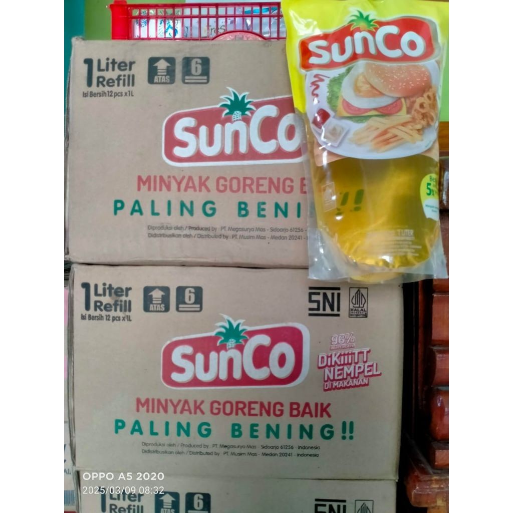 

Minyak Goreng Sunco 1ltr karton