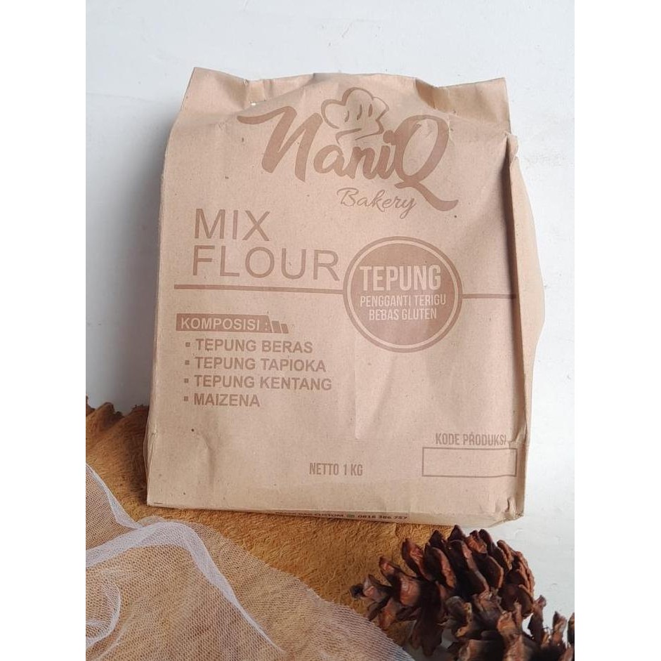 

Terlaris Naniq Tepung Gluten Free Mix Flour 1Kg.
