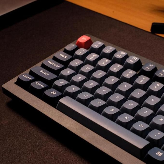 Keychron V6 Max Qmk/Via ( Hot-Swappable ) Wireless Fully Assembled Knob - Carbon Black