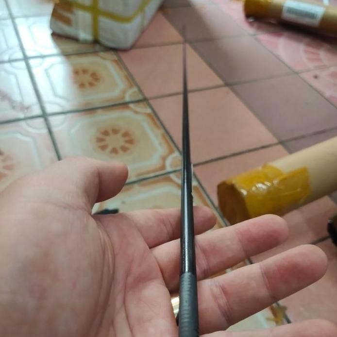 

Terlaris Bahan Carbon Hollow Label Putih Serat Kilap 100 Cm 17Lb Lobang Besar