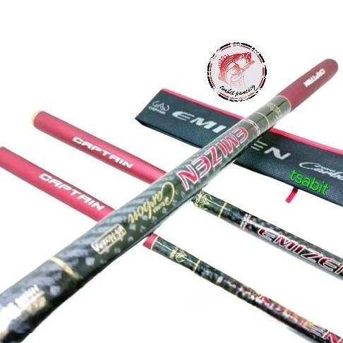 

Terlaris Joran Tegek Captain Emizen Carbon Solid