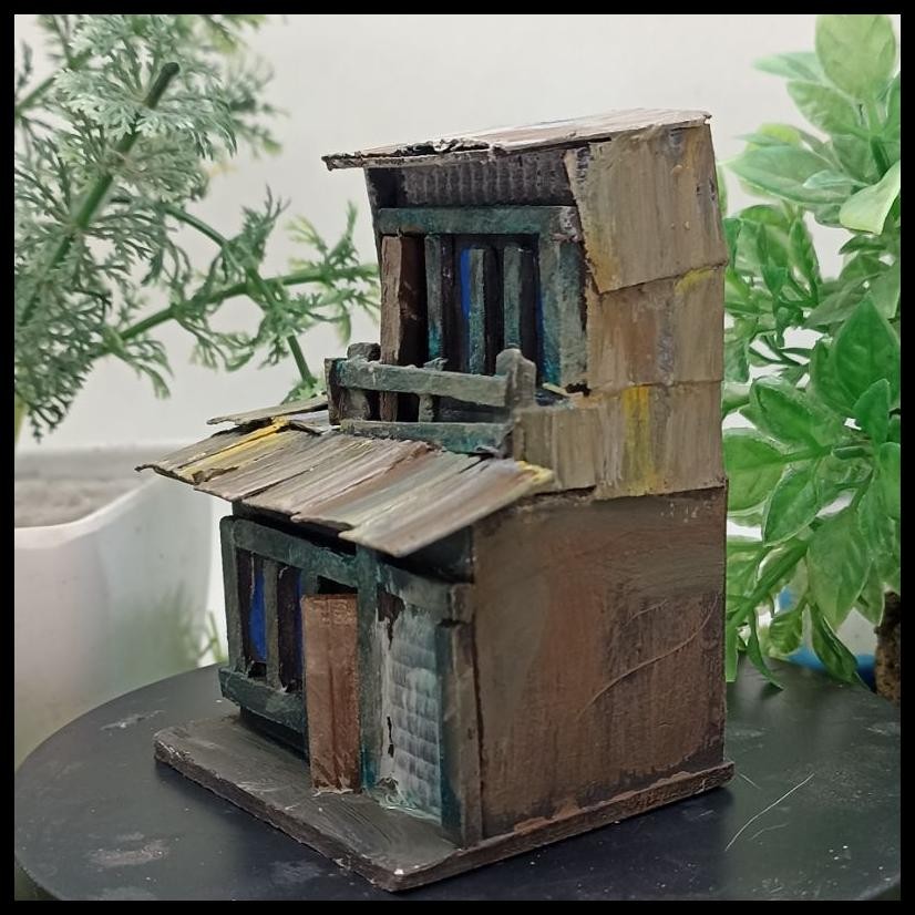 DIORAMA RUMAH KUMUH DKI -TYPE A PVC AQUASCAPE PALUDARIUM