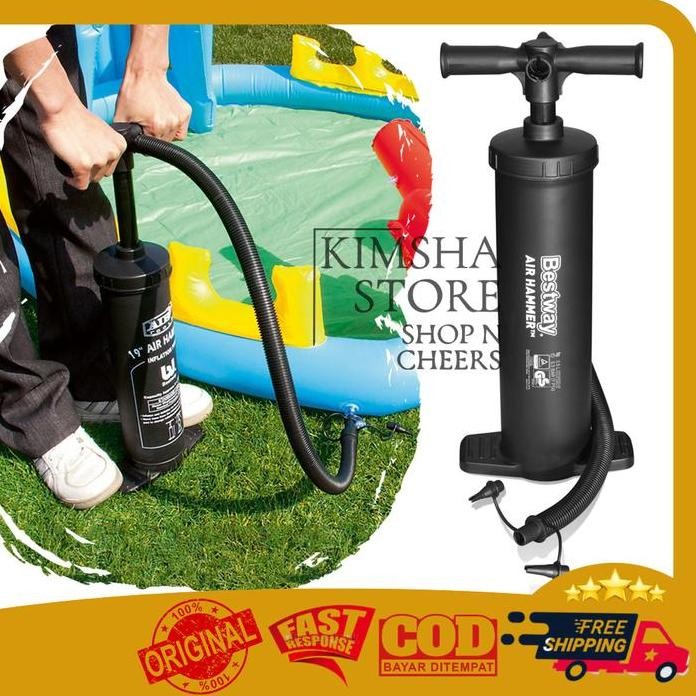 Terlaris Bestway Inflation Pump 19 Inch Pompa Angin Besar Sofa Bantal Kasur
