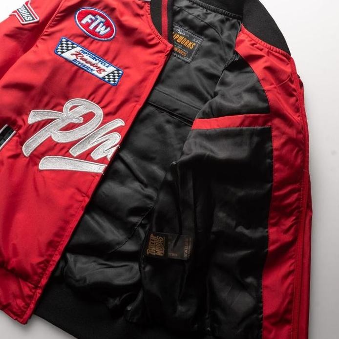 ready JACKET BOMBER ROAD RUNNER RACING OUTTER JACKET RACING PHILLIPWORKS