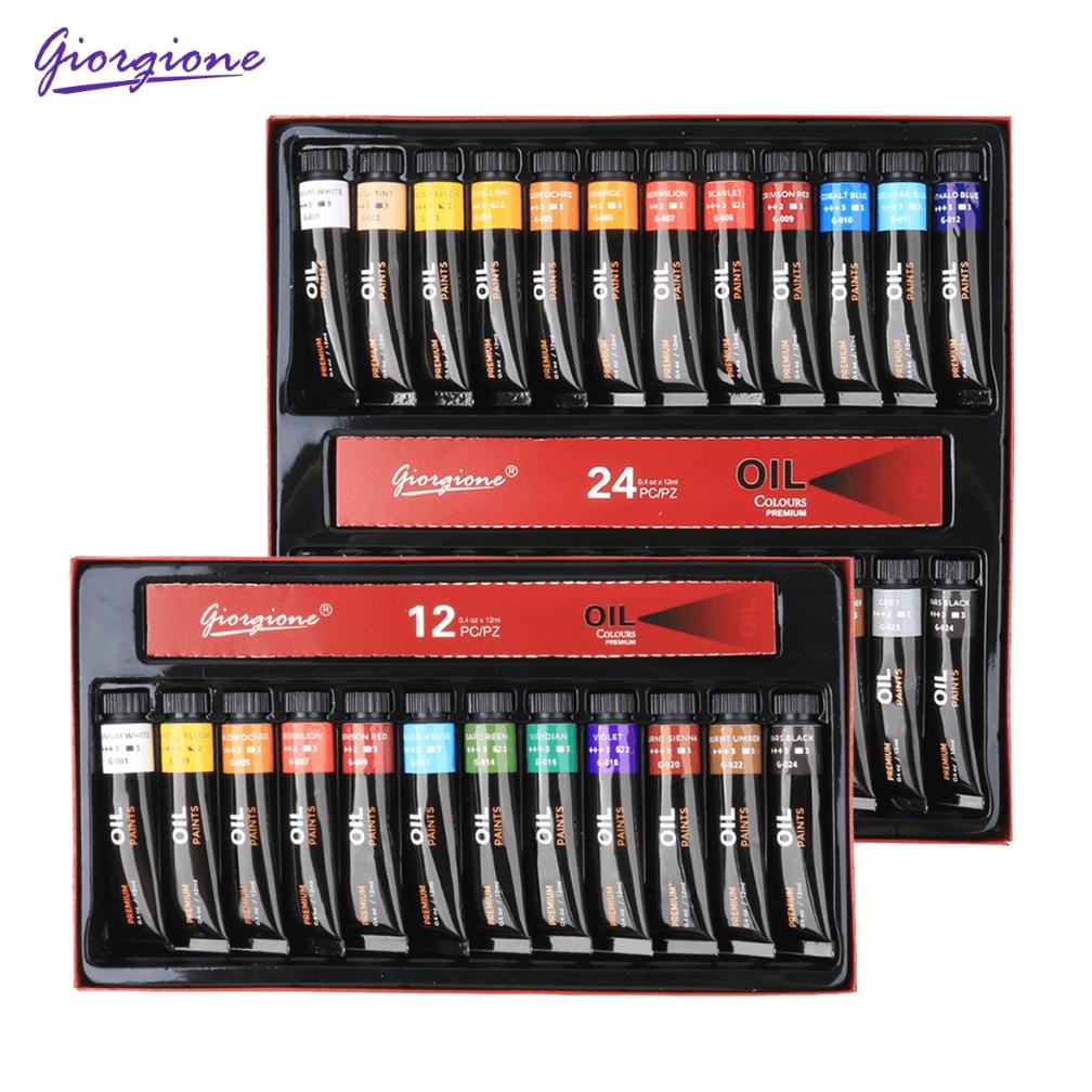 

LINDU Giorgione Cat Minyak Set Lukisan Oil Paint 12ml OL