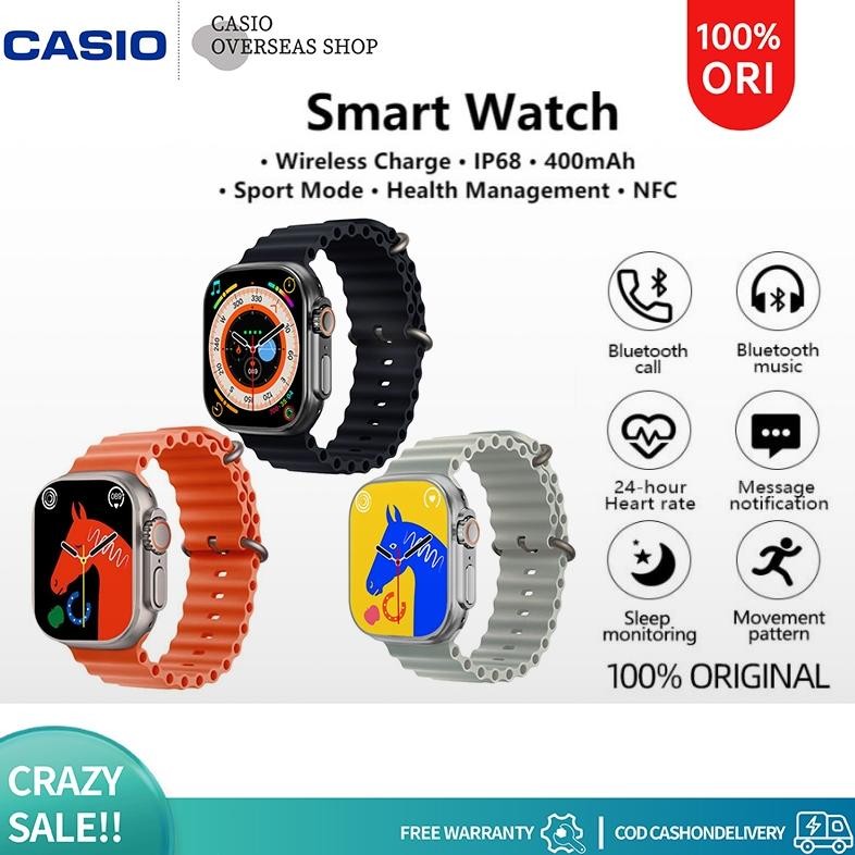 Diskon Casio Smart Watch Original Jam Tangan Pintar 2,1 Inci Hd 320*38 Hd Piksel | Ip6 Tahan Air | M