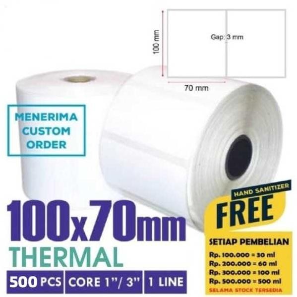 

KA LABEL BARCODE THERMAL 100X70 MM STIKER LABEL 100 x 70 MM