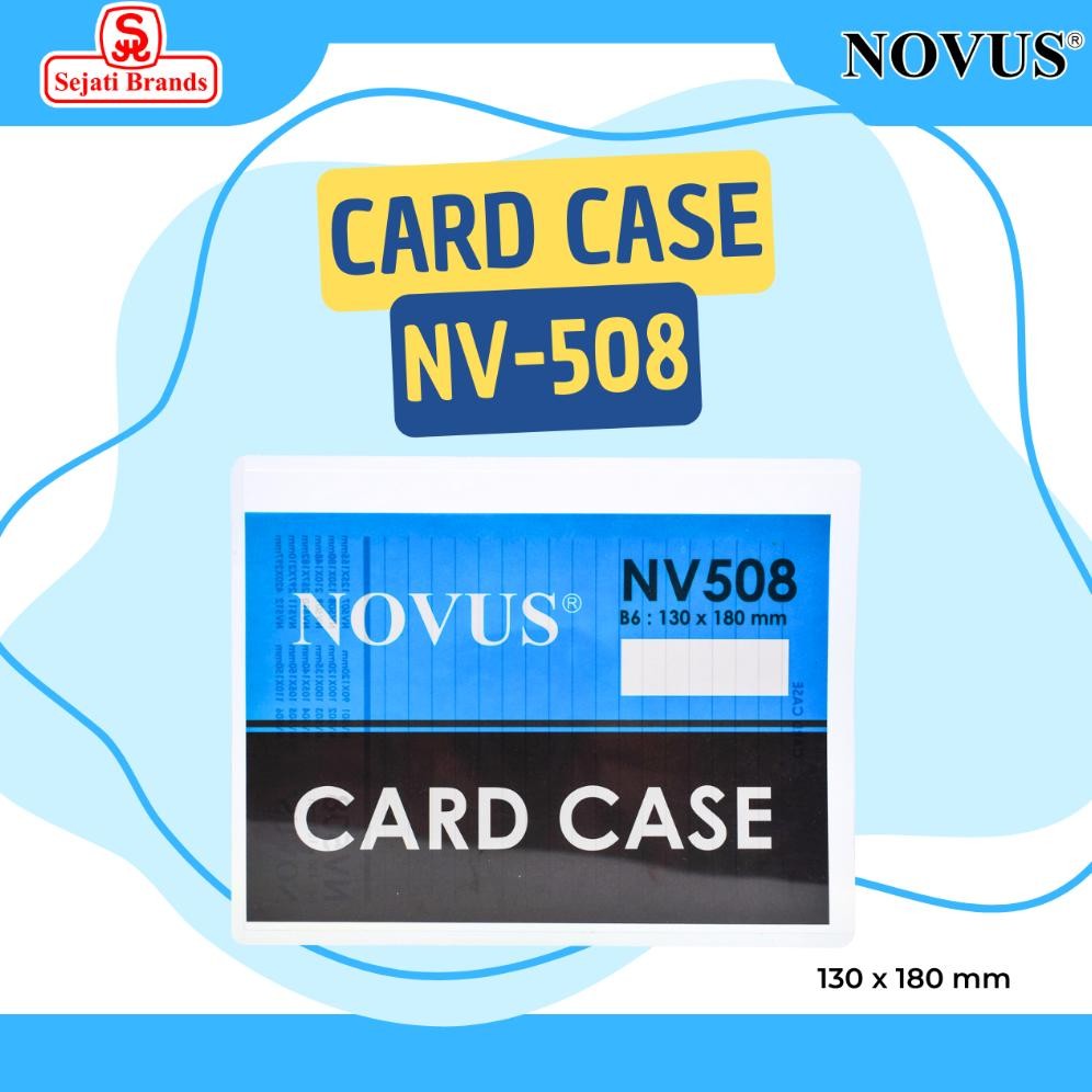 

LINDU Novus Card Case/ Kantong ID card/ Plastik Kartu nama Kode NV-508 ukuran (130 x 180 mm)