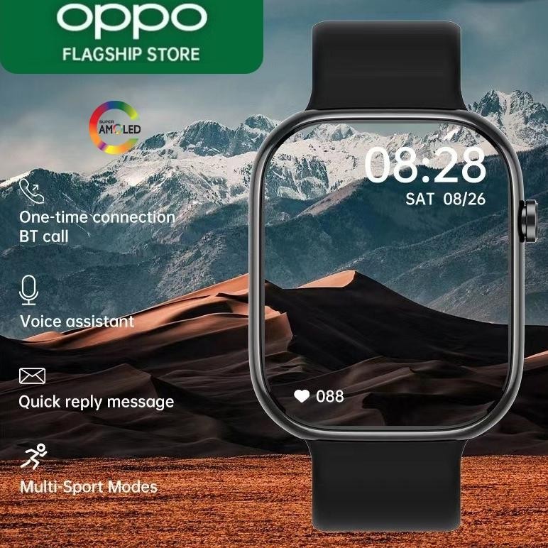 Diskon 100 Original Oppo Smartwatch 10 Pro Max With 2.3" Hd Amoled Display Gps Nfc Waterproof Blueto